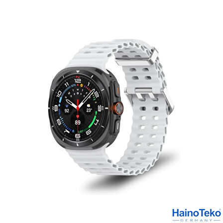 Haino Teko Watch Ultra Amoled Ekran WaterProof Akıllı Saat 3 Kordonlu Titanyum Grey 47mm