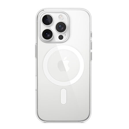 ScHitec İphone 16 Pro Magsafe Özellikli Şeffaf Kılıf