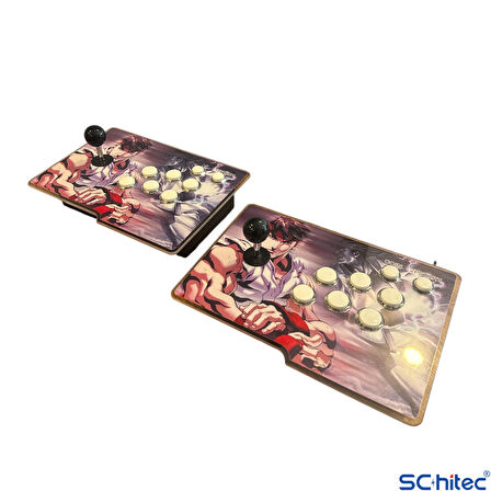 ScHitec 4KHD Arcade Station 3D Pandora 35000 Oyunlu TV Baglanan Atari Makinası Oyun Konsulu
