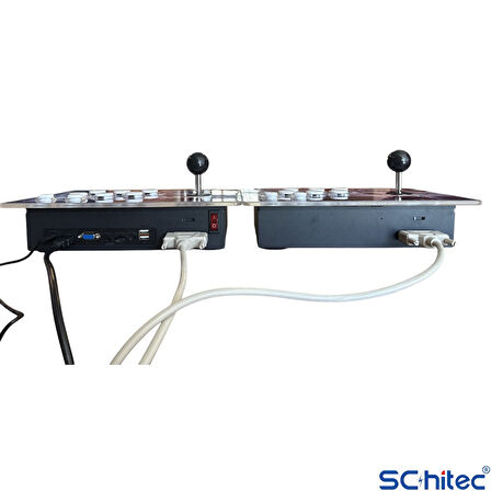 ScHitec 4KHD Arcade Station 3D Pandora 35000 Oyunlu TV Baglanan Atari Makinası Oyun Konsulu