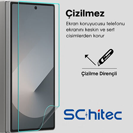ScHitec Huawei Pura 80 Pro Darbe Emici Premium Hayalet Ön Ekran Koruyucu Poliüretan Film