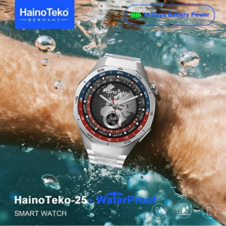 Haino Teko Amoled Ekran WaterProof 3 Kordonlu Akıllı Saat Teko25