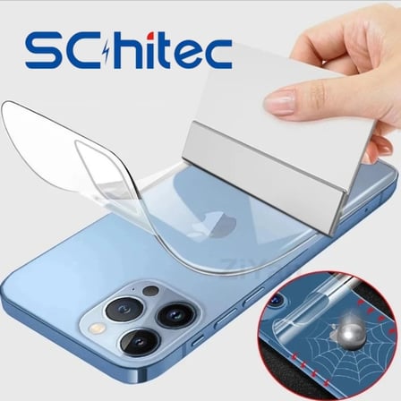 ScHitec İphone Modeller Darbe Emici Nano - Mat - Hayalet - Arka - Fullbody  Ekran Koruyucu ve Kaplama Premium Poliüretan Film
