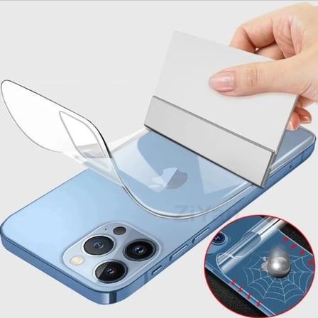 ScHitec İphone Modeller Darbe Emici Nano - Mat - Hayalet - Arka - Fullbody  Ekran Koruyucu ve Kaplama Premium Poliüretan Film