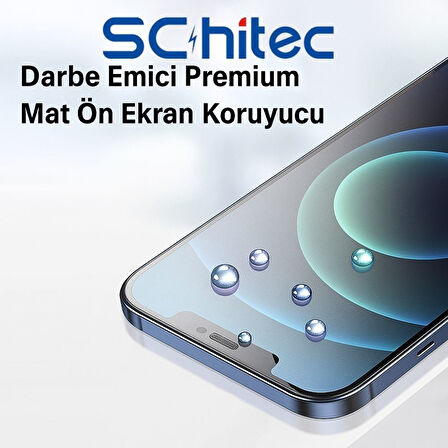 ScHitec İphone Modeller Darbe Emici Nano - Mat - Hayalet - Arka - Fullbody  Ekran Koruyucu ve Kaplama Premium Poliüretan Film