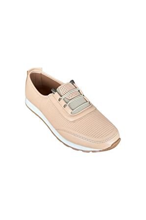 Ortopedik Nefes Alır Yumuşak Günlük Babet Ayakkabı BEJ