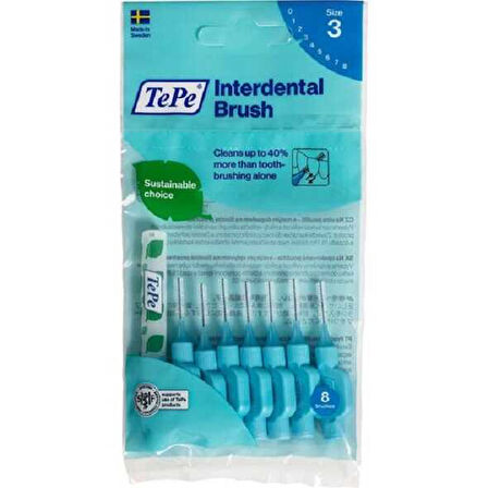 Tepe Interdental Brush Arayüz Fırçası Turuncu 0.6 mm 8 li