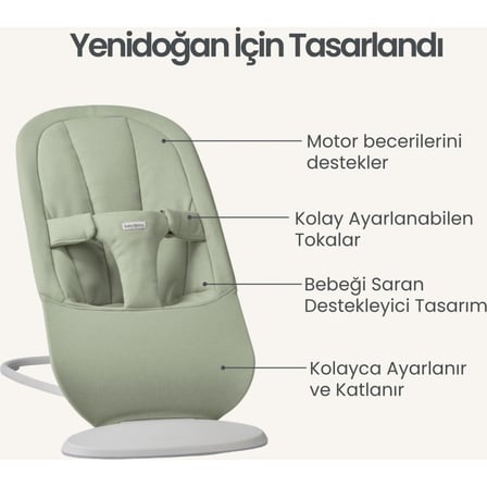 Begin Ana Kucağı Woven Light Green