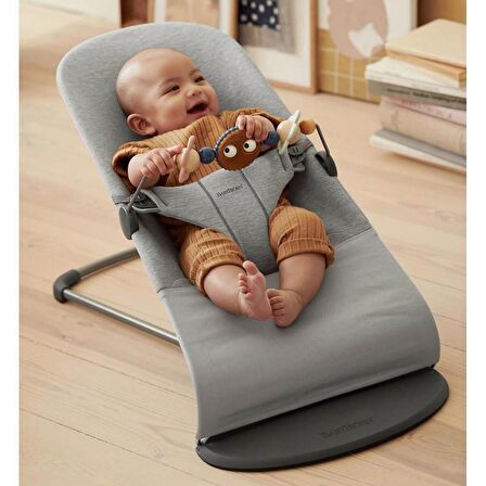 Babybjörn Balance Bliss Ana Kucağı Cotton 3D Jersey Oyuncaklı / Light Grey