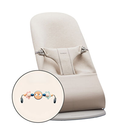 BabyBjörn Balance Bliss Ana Kucağı Cotton 3D Jersey Oyuncaklı / Light Beige