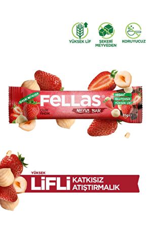 Meyve Bar - Çilekli ve Fındıklı 35g x 12 Adet