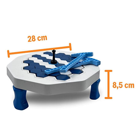 CELİK AVM® Glacier Buzullar Buz Kırma Tuzağı Kalesi Akıl Zeka Strateji Kutu Oyunu