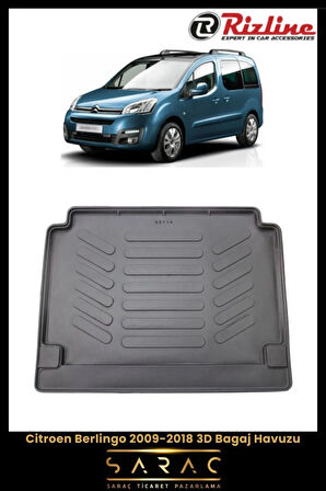 Rizline Citroen Berlingo 2010 Model 3D Bagaj Havuzu
