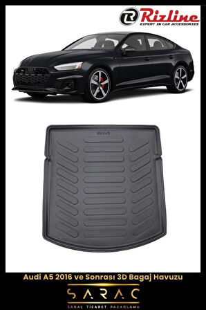 Rizline Audi A5 Sedan 2017 Model 3D Bagaj Havuzu
