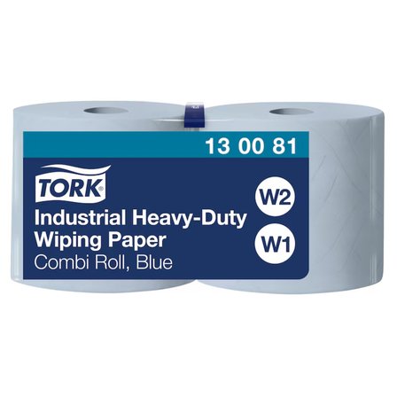 Tork Endüstriyel Ağır Kirler Yüzey Silme Kağıdı Plus W2 3 Katlı Mavi 119 m (130081)