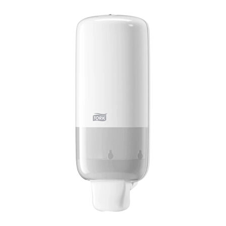1 Ad. Tork Sabun Dispenseri Beyaz 561500 + 1 Litre Tork El, Saç ve Vücut Banyo Duş Kremi Hediyeli