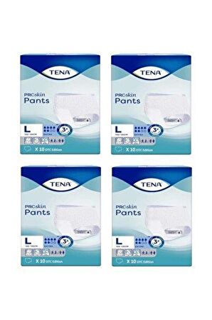 TENA Pants 5,5 Damla Normal Emici Külot Büyük Boy Large 30'lu 4 Paket