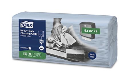 Tork W4 Sistem Temizlik Bezi Ağır Kirler 4 Pkt. x 105 Ad.(530279)