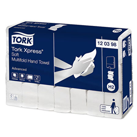 Tork Xpress® Yumuşak Z Katlamalı Havlu Kâğıt 180 Adet x 21 Paket (120398)