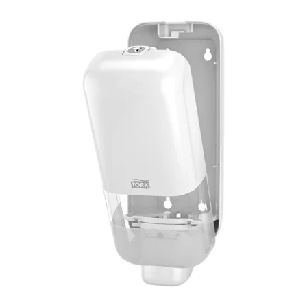 Tork Sıvı Sabun, Köpük Sabun ve Dezenfektan Dispenseri Beyaz S4 Manuel Duvar Tipi (564500) x 6 Adet