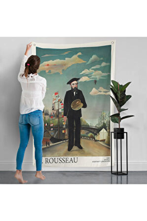 Henri Rousseau Kendi Duvar Örtüsü-7323