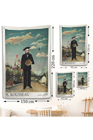 Henri Rousseau Kendi Duvar Örtüsü-7323