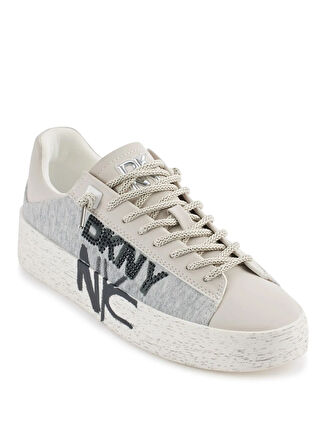 Dkny Gri - Beyaz Kadın Sneaker K1533628