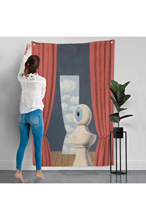 Rene Magritte Belçika Sürrealizim Shekspare Duvar Örtüsü-7327