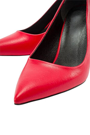 Kadın 8 cm Topuklu Ayakkabı KIRMIZI