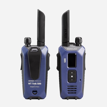 FORCLAZ USB İle Şarj Edilebilen Walkie-Talkie Telsiz - 10 Km - WT TREK 500