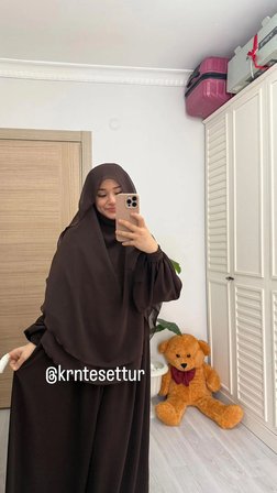 Kolları bağlamalı elbise 2 katlı gölgeli sufle