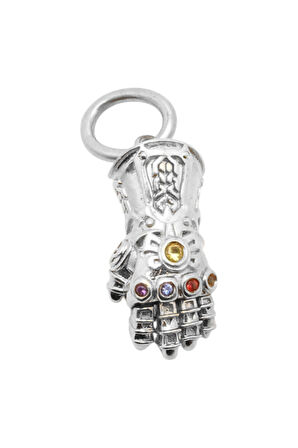 The Avengers Thanos Gümüş Sonsuzluk Eldiveni Charm | 925 Ayar Gümüş