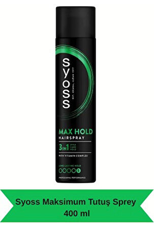 SYOOSS Max Hold Saç Spreyi 400 ml