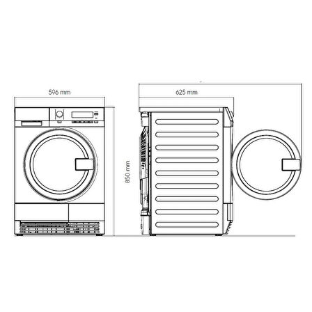 Electrolux Professional myPRO TE1120 Kurutma Makinesi 8 KG