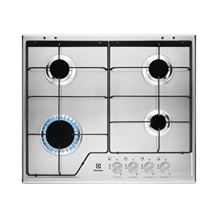 Electrolux EGS6436SX Wok Gözlü Inox Ankastre Ocak