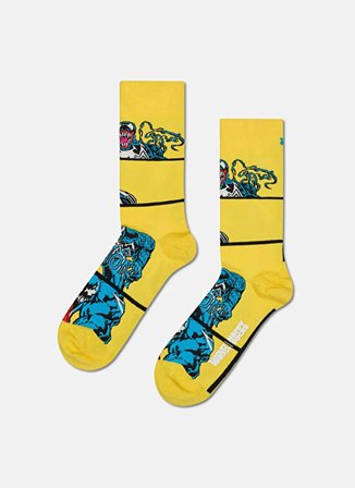 Happy Socks Çok Renkli Erkek Desenli Çorap MARVEL™ Spider-Man 3-Pack Socks Gif