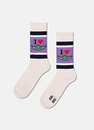 Happy Socks Mavi Erkek Desenli Çorap   STAR WARS™ 6-Pack Mandalorian Soc