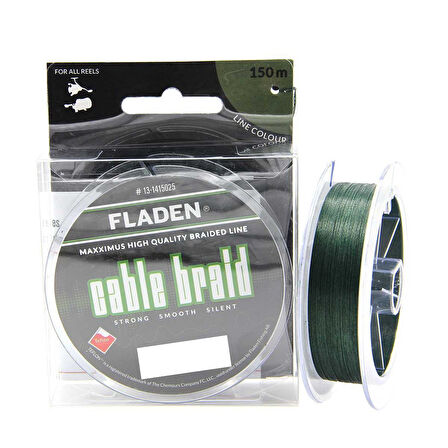 Fladen Maxximus Cable Braid Yeşil İp Olta Misinası 150mt YEŞİL-0,10 mm