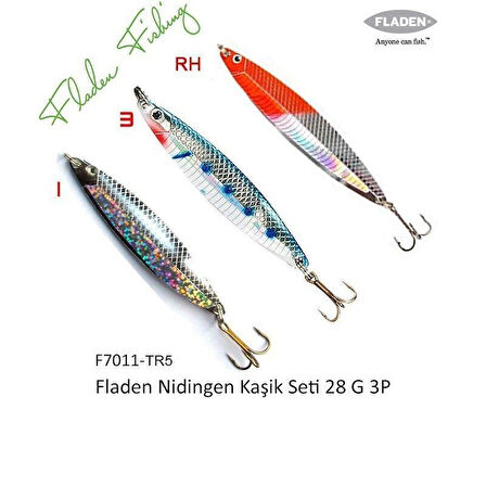 Fladen Nıdıngen 3Lü Olta Kaşığı Seti 28Gr