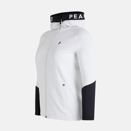 Peak Performance Rider Zip Hood Kadın Beyaz Outdoor Ceket