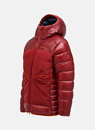 Koyu Kırmızı Erkek Kapüşon Yaka Mont G78983030_Minus Degree Down Puffer