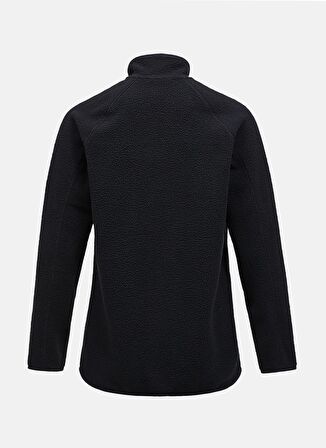 Peak Performance Siyah Erkek Dik Yaka Polar Sweatshırt G79711030_M Pile Zip Jacket