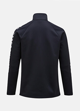 Siyah Erkek Dik Yaka Sweatshirt G79436050_M Rider Zip Jacket