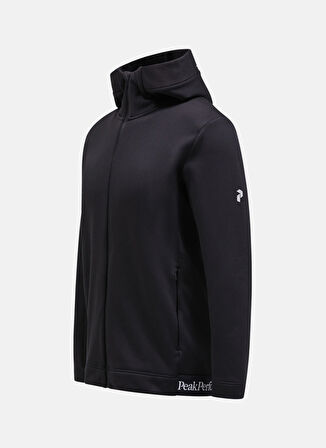 M Rider Tech Zip Jacket Siyah Erkek Fermuarlı Yaka Ceket