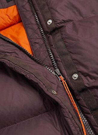 Peak Performance Kahve Kadın Kapüşon Yaka Mont G79031060_W Down Puffer