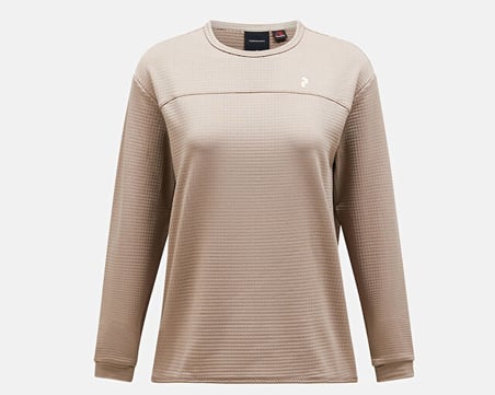 Peak Performance W TRAIL POLARTEC CREW Kadın Günlük Sweatshirt G79810010T Bej