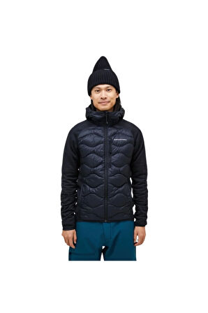 Helium Down Hybrid Hood Erkek Siyah Outdoor Ceketi