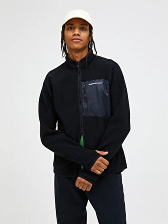 Peak Performance M Pile Zip Jacket Black Erk Fleece G80293020-001
