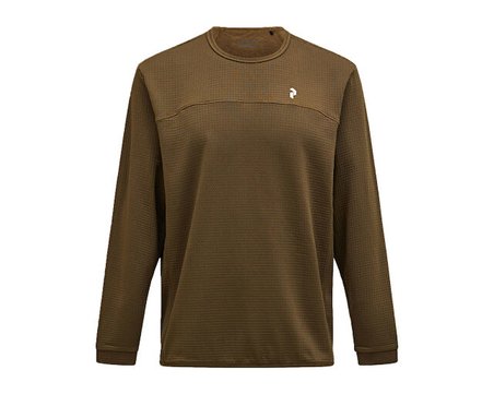 Peak Performance W TRAIL POLARTEC CREW Kadın Günlük Sweatshirt G79810060T Kahverengi