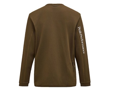Peak Performance W TRAIL POLARTEC CREW Kadın Günlük Sweatshirt G79810060T Kahverengi